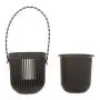 ? Double Layer Planter Flower Pot Green Plant Hanging Basket Handcrafted Hanger Holder Garden Room Decoration ? Double Layer Planter Flower Pot Green Plant Hanging Basket Handcrafted Hanger Holder Garden Room Decoration