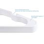 SMART ONYE Pack of 50 Best Standard Premium Plastic Hangers -White