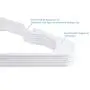 SMART ONYE Pack of 50 Best Standard Premium Plastic Hangers -White