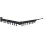 Yagaga Wall Mounted Clothes Dry Racks, Multi-Function Expandable Drying Rack Hanger 360 Degree Rotating for Bathroom Balcony and Bedroom (Black) Yagaga Wall Mounted Clothes Dry Racks, Multi-Function Expandable Drying Rack Hanger 360 Degree Rotating for Bathroom Balcony and Bedroom (Black)