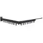 Yagaga Wall Mounted Clothes Dry Racks, Multi-Function Expandable Drying Rack Hanger 360 Degree Rotating for Bathroom Balcony and Bedroom (Black)