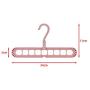 10PC Random Color Multi-Functional 9 Holes Clothes Hanger Skirt Shirt Coat Drying Hang Rack Wardrobe Decoration Space-Saving