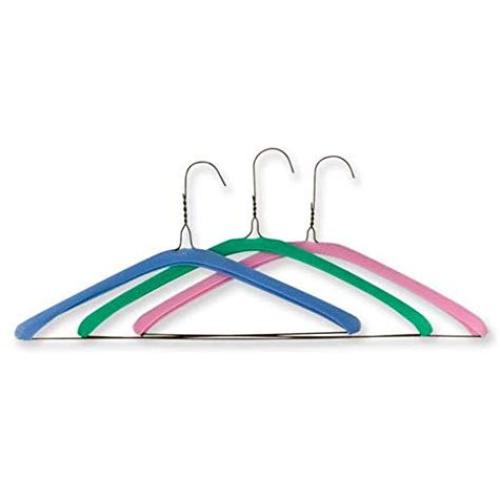 5 Packs Padded Hangers Anti Slip Satin Hangers No Shoulder Bump