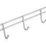 Woyisisi Clothes Hanger Wall Mounted 8 Hooks Hat Keychain Laundry Rack Hanger Storage Shelf Home(White)