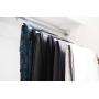 Jokari 6 in 1 Non Slip Space Saving Hanger for Leggings, Pants, Scarves and More. Maximize Storage and Hang Six Pairs of Slacks, Jeans, and Workout or Yoga Pants of Any Material Without Slipping Off.