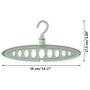 MEIYIN 360 Rotation Multifunction Space Saving 9-Hole Magic Clothes Hanger Closet Coat Hanger with Hook