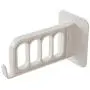 shlutesoy Home Wall Mount Self-Adhesive Foldable Clothes Hanger Organizer Rack Hook Holder - Apricot