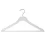 NAHANCO SL70117WB20 17" Slim Line Space Saving Wooden Suit Hanger with Pant Bar (Pack of 20), White NAHANCO SL70117WB20 17" Slim Line Space Saving Wooden Suit Hanger with Pant Bar (Pack of 20), White