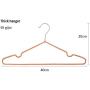 10pcs Random Color Colorful Thick PVC Coated Metal Clothes Hanger, Space Saving Non Slip Shirts Dress Coats Hangers Rack