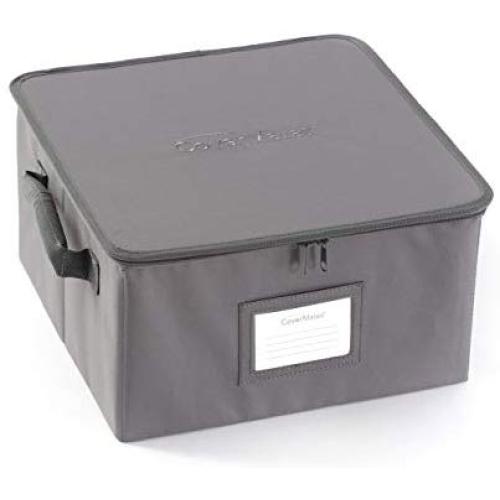 Covermates ? 14 Inch Zip-Top Storage Boxes -14W x 14D x 10H ?? 2 YR Warranty ? Year Around Protection - Graphite