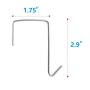 10 Pack Over The Door Metal Hook Hanger