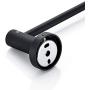 Marmolux Acc Towel Bar Bathroom Single Towel Rack 24 Inches Matte Black Bath Hardware Accessories Set Towel Hanger Rod Holder Wall Mount Towel Rail Stainless Steel