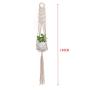 Flosky 3pcs/Set Handmade Macrame Plant Hanger Indoor Outdoor Hanging Basket Flower Pots
