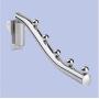 Family Room Accessories Stainless Steel Wall Mount Clothes Hanger Rack Hook Swing Arm Ball Rotary Holder 5pcs