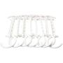 10Pcs Home Clothes Hanger Rack Kid Clothes Adjustable Clothing Hook Magic Space Saver Organizer