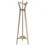TD-Coat Racks Clothes Hanger Drying Rack Hanging Hat Rack Solid Room Bedroom Wood Frame Bag Rack