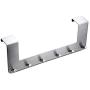 Sumnacon Stainless Steel Bathroom Towel Hook, 3M Stick Wall Hooks Clothes Hangers Holder for Home Kitchen Coats Hats Keys Bags (Type 2)