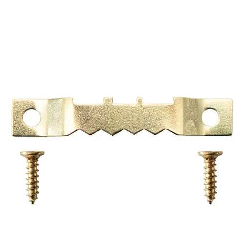 Sawtooth Picture Frame Hangers - 50 Hangers