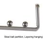 GWXYMJ Coat Rack Wardrobe Pull Out Clothes Rack, Telescopic Cloakroom Accessories Clothes Rail, Closet Hanging Hanger Rod Wardrobe Storage Rack (Color : White)