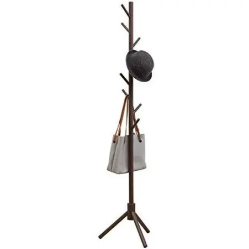 ZHWEI Solid Wood Coat Rack Floor Modern Bedroom Clothes Shelf Living Hook Hanger Room Storage Stable Durable (Color : B) ZHWEI Solid Wood Coat Rack Floor Modern Bedroom Clothes Shelf Living Hook Hanger Room Storage Stable Durable (Color : B)