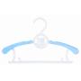 15PCS Kids Stretchable Plastic Clothes Hanger Durable Simple Baby Coat Hanger Random Color