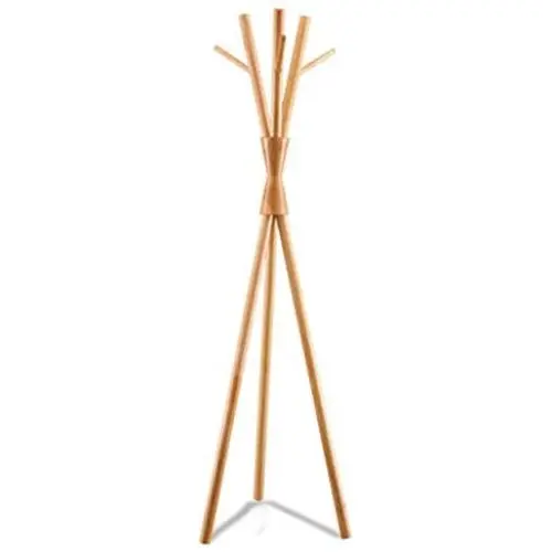 Coat Rack Hanger Clothes Hook Hanging Clothes Rack, Wood Color, 50cm50cm195cm Haiming (Color : Wood Color) Coat Rack Hanger Clothes Hook Hanging Clothes Rack, Wood Color, 50cm50cm195cm Haiming (Color : Wood Color)
