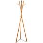 Coat Rack Hanger Clothes Hook Hanging Clothes Rack, Wood Color, 50cm50cm195cm Haiming (Color : Wood Color)