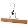 HANGERWORLD 10 Cedar Wood 10.6inch Non Slip Ridged Clamp Clothes Garments Pants Skirt Hangers HANGERWORLD 10 Cedar Wood 10.6inch Non Slip Ridged Clamp Clothes Garments Pants Skirt Hangers