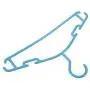 KYCPTNFJ Multi-Functional Portable Clothes Hangers 10 Pieces Clothes Hangers Blue KYCPTNFJ Multi-Functional Portable Clothes Hangers 10 Pieces Clothes Hangers Blue