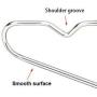Wire Hangers 30 Pack Stainless Steel Strong Metal Clothes Hangers 16.5 inch-Clothing Stretcher
