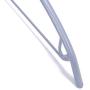 Nature Smile 10 Pack Non-Slip Suit Hanger,Coat Jacket Hangers,Sweater Hangers,PVC-Coating Metal Hangers for Pants,Shawls,Belts,Bras - Dimple & Crease Free T-Shirt Hangers,Silvery Grey Color
