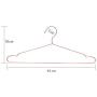KYCPTNFJ Rose Copper Gold Metal Clothes Shirts Hanger with Groove, Heavy Duty Strong Coats Hanger, Suit Hanger 30 pcs
