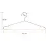KYCPTNFJ Rose Copper Gold Metal Clothes Shirts Hanger with Groove, Heavy Duty Coats Hanger, Suit Hanger30 pcs