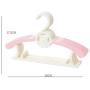 Toddler Clothes Hangers Rose, No-Slip Space Saving Clothes Hangers for Babies Toddler Children Youth Perfectly Sized for Kids 0-12 Years,30PACK