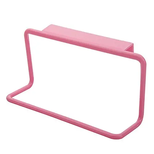 ?Newdiva? Towel Rack Hanging Holder Organizer Bathroom Kitchen Cabinet Cupboard Hanger - Hang on Inside or Outside of Doors, Organize and Hang Hand, Dish, and Tea Towels (pink) ?Newdiva? Towel Rack Hanging Holder Organizer Bathroom Kitchen Cabinet Cupboard Hanger - Hang on Inside or Outside of Doors, Organize and Hang Hand, Dish, and Tea Towels (pink)