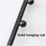 Hanger Extendable Wardrobe Rail Organizer Rack Clothes Hanger Load Capacity Abs Plastic Steel abs Plastic (Color : Black Size : 25cm) Hanger Extendable Wardrobe Rail Organizer Rack Clothes Hanger Load Capacity Abs Plastic Steel abs Plastic (Color : Black Size : 25cm)