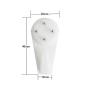 HAPY SHOP 30 Pcs Hardwall Hanger Uses for Hardware, Fasteners & Hooks Multi-Purpose Utility Hook Wall Mount Non-Mark Hooks Picture Painting Photo Frame Hangers
