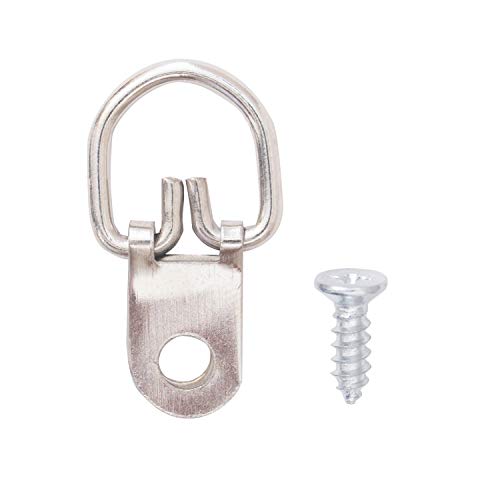 30lb D Ring Picture Hangers | 70 Pieces for Picture Frames