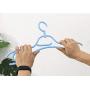 Durable Non-Slip Plastic Clothes Hangers with Rotary Hook Heavy Duty Standard Hanger for Coats,Pants,Skirt,Suit,Jackets,Dress Pack 6