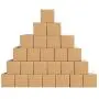 Schliersee Small Shipping Corrugated Boxes Mailers 4x4x4Inch, Kraft Shipping Boxes Pack of 25