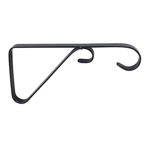 Garden Essentials 9-Inch Iron Plant Hanger Bracket, Set of 2