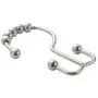 Titanker Shower Curtain Hooks Rings, Rust-Resistant Metal Double Glide Shower Hooks for Bathroom Shower Rods Curtains, Set of 12 Hooks - Nickel Titanker Shower Curtain Hooks Rings, Rust-Resistant Metal Double Glide Shower Hooks for Bathroom Shower Rods Curtains, Set of 12 Hooks - Nickel