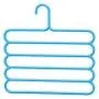 5pcs Random Color 5 Layers Pants Clothes Hangers Non-Slip Multifunctional Clothes Hangers Multilayer Tie Scarfs Magic Hanger Home Organizer 5pcs Random Color 5 Layers Pants Clothes Hangers Non-Slip Multifunctional Clothes Hangers Multilayer Tie Scarfs Magic Hanger Home Organizer