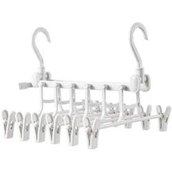 2PC Creative Space Saving Clothes Hanger Wardrobe Closet Organizer Decoration Clothes Hanger with Hook Closet Organizer Storage Rack