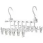 2PC Creative Space Saving Clothes Hanger Wardrobe Closet Organizer Decoration Clothes Hanger with Hook Closet Organizer Storage Rack