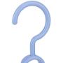 Ginyia Clothes Hanger, 5Pcs Durable Plastic Retractable Children Clothes Hanger Clothes Drying Rack for Drying Childrens Clothes(Blue)