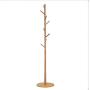 MOJ-YJ Standing Coat Rack Tree Stylish Wooden Hat Coat Rail Stand Rack Clothes Jacket Umbrella Storage Hanger Organiser 175CM