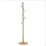 MOJ-YJ Standing Coat Rack Tree Stylish Wooden Hat Coat Rail Stand Rack Clothes Jacket Umbrella Storage Hanger Organiser 175CM