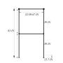 Wall Mounted Industrial Pipe Clothes Hanger Rack Double Rail Vintage Commercial Grade Garment Rack Perfect for Clothing Store Display