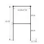 Wall Mounted Industrial Pipe Clothes Hanger Rack Double Rail Vintage Commercial Grade Garment Rack Perfect for Clothing Store Display